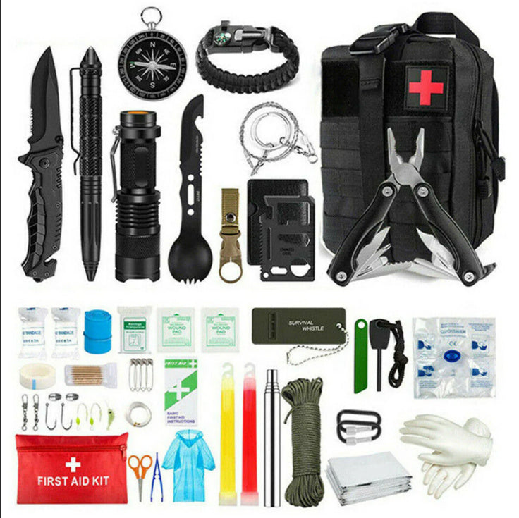 Emergency First Aid Kit — Compact Roadside & Car Safety Bag