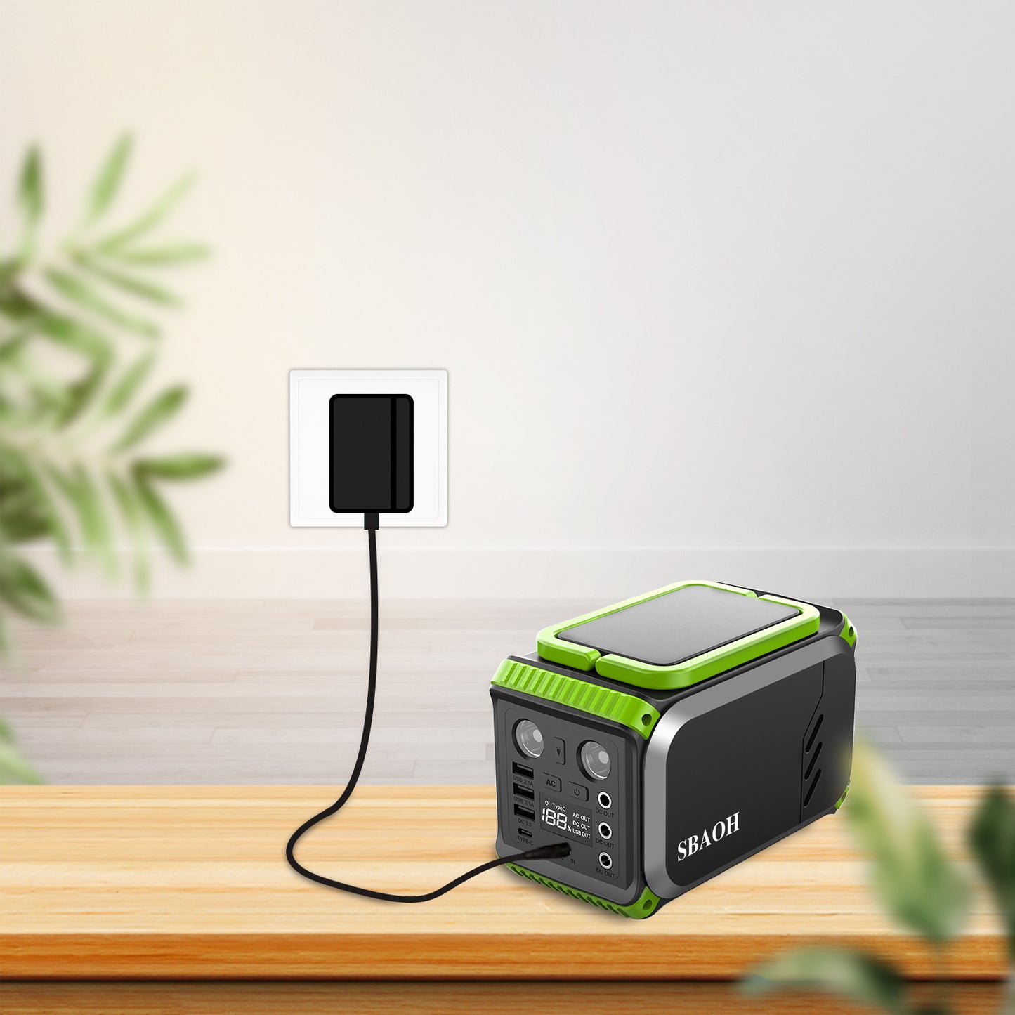 Portable Power Station — 148Wh Solar Generator & Backup Battery