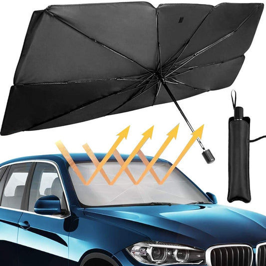 Foldable Car Windshield Sun Shade — UV & Heat Reflector (Sacramento Summer Essential)