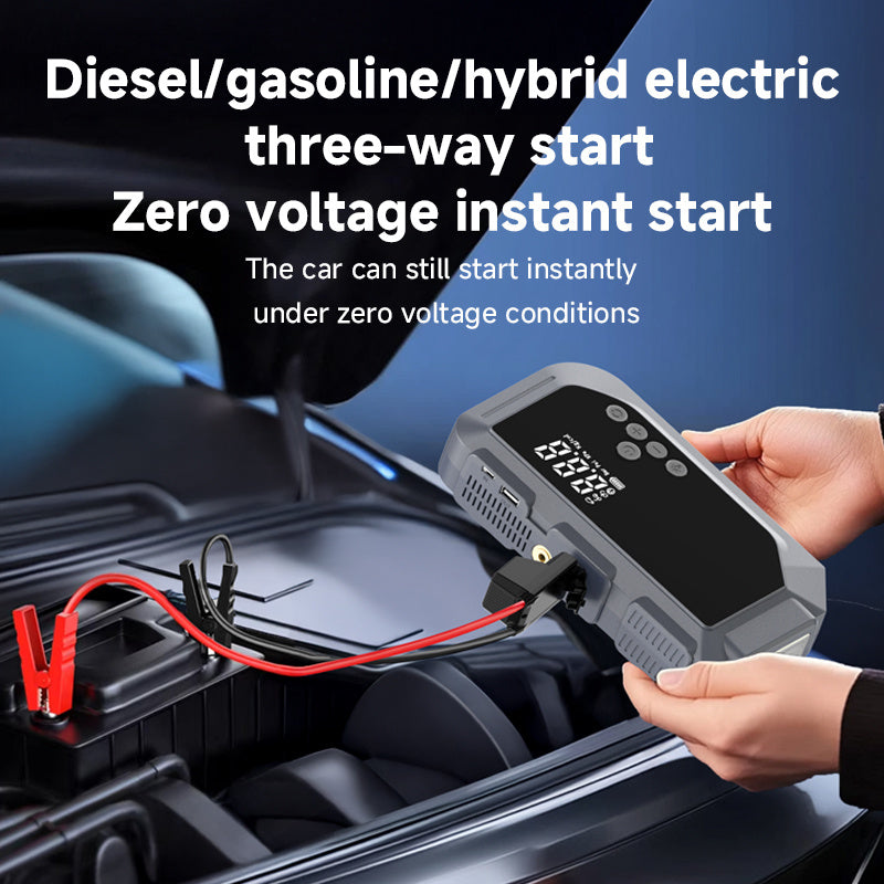 12V Car Battery Jump Starter with 150PSI Air Compressor & Tire Inflator