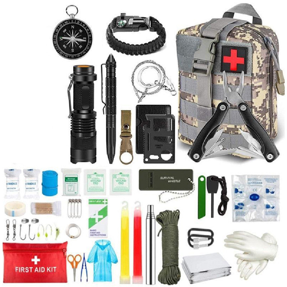 Emergency First Aid Kit — Compact Roadside & Car Safety Bag