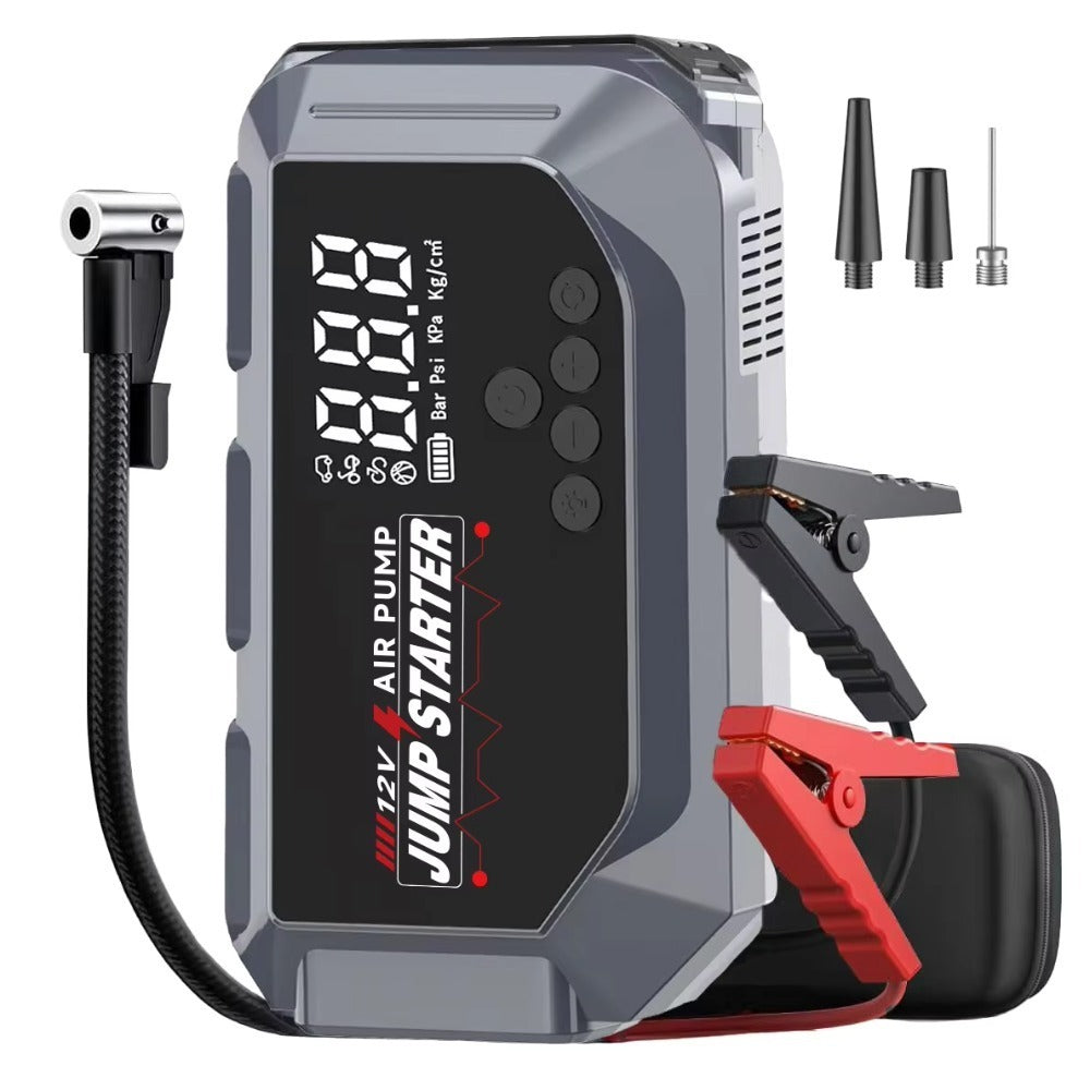 12V Car Battery Jump Starter with 150PSI Air Compressor & Tire Inflator