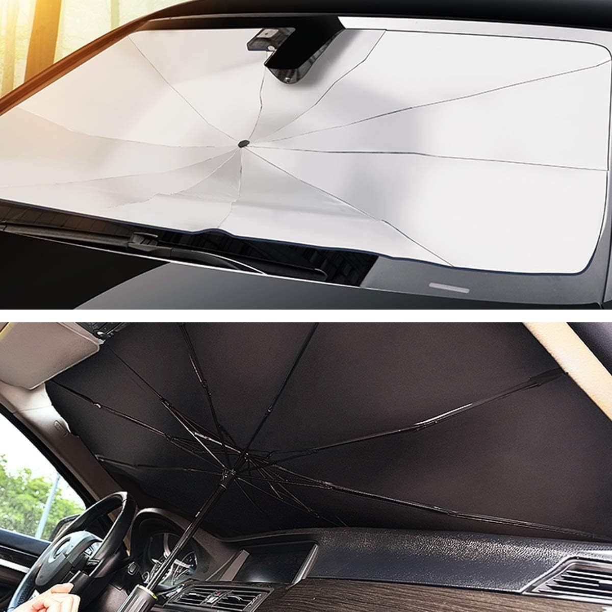 Foldable Car Windshield Sun Shade — UV & Heat Reflector (Sacramento Summer Essential)
