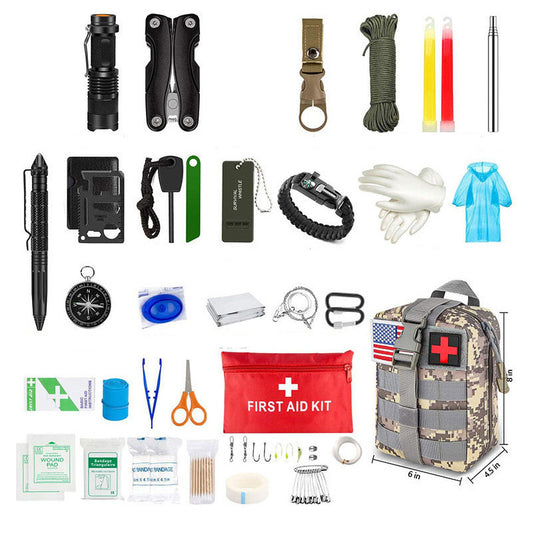 Emergency First Aid Kit — Compact Roadside & Car Safety Bag