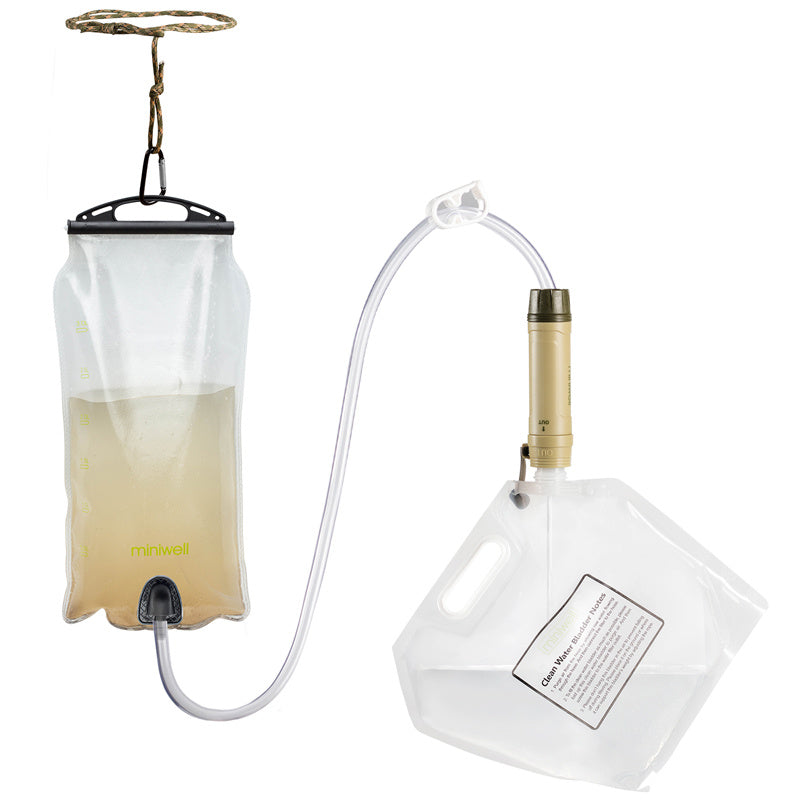 Gravity Emergency Water Filter — Outdoor Survival Purifier